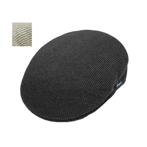 KANGOL Cotton Rib 504 カンゴール コットンリブ504 Black Grey ハンチング メンズ レディース