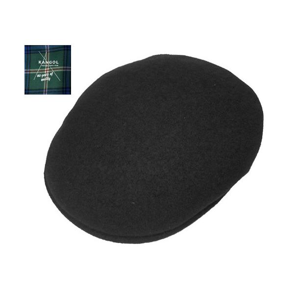 KANGOL カンゴール 80th Anniv Wool 504 BLACK チェック ハンチング メンズ レディース