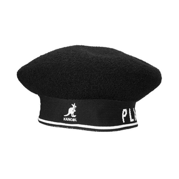 KANGOL カンゴール Bermuda Stripe Beret バミューダストライプベレー BLACK ベレー帽 タオル地 メンズ レディース