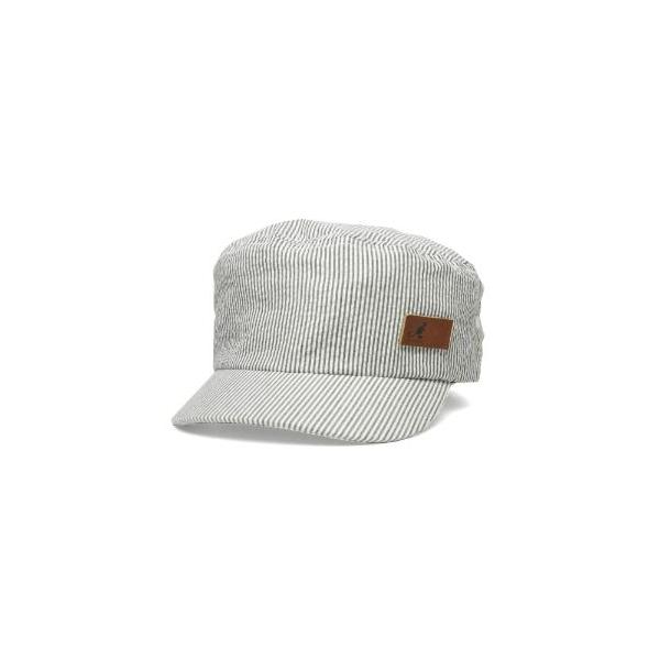 KANGOL PINSTRIPE TAU カンゴール ピンストライプ タウ Black Beige メンズ レディース