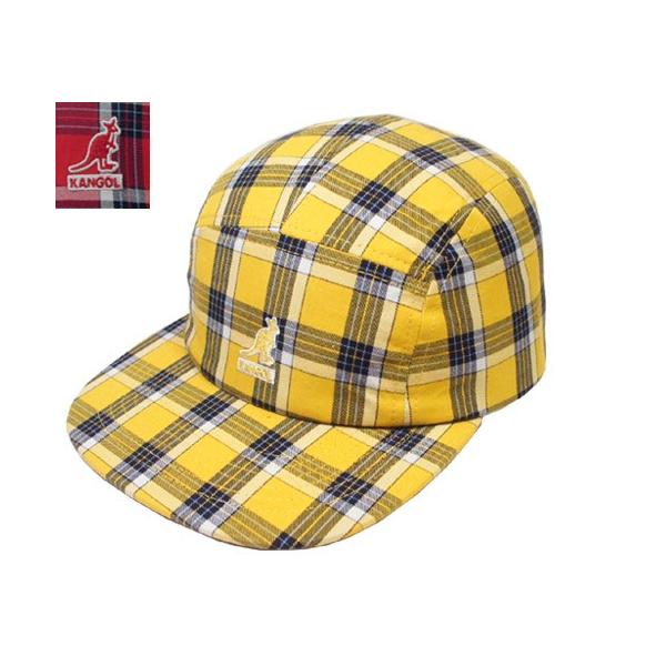 KANGOL カンゴール Summer Plaid 5Panel Baseball REDPLAID YELLOWPLAID キャップ チェック メンズ レディース