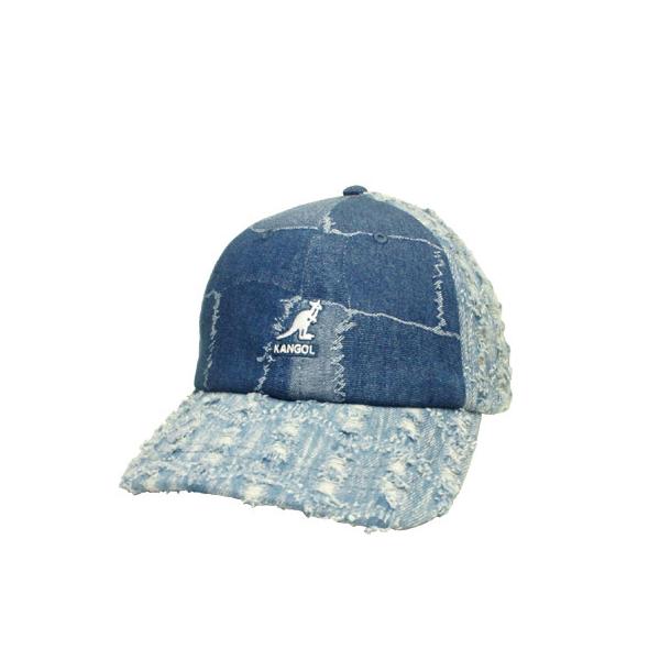 KANGOL カンゴール Denim Mashup Baseball デニム キャップ パッチワーク ダメージ メンズ レディース 男女兼用