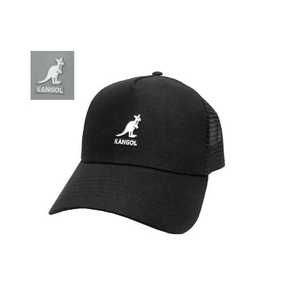 KANGOL カンゴール SMU Logo Trucker Mesh Cap BLACK GRAY メッシュキャップ メンズ レディース 男女兼用