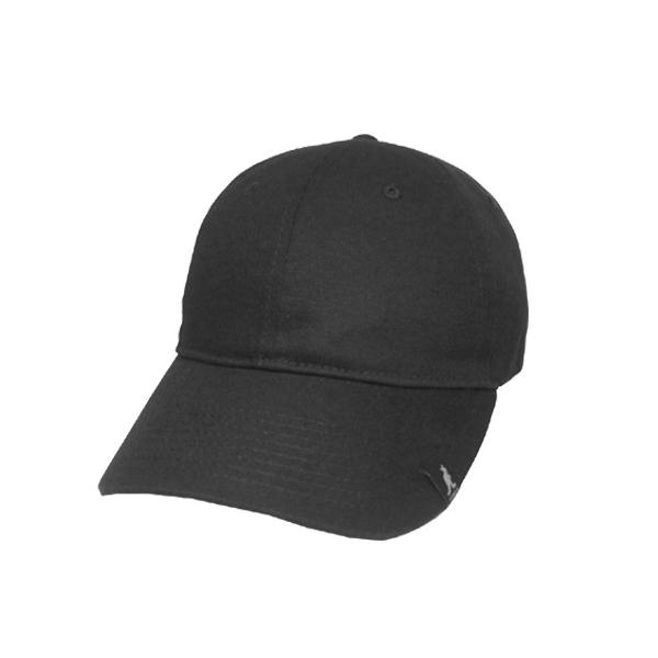 KANGOL カンゴール Cotton Adjustable Baseball Black ベースボールキャップ メンズ レディース 男女兼用