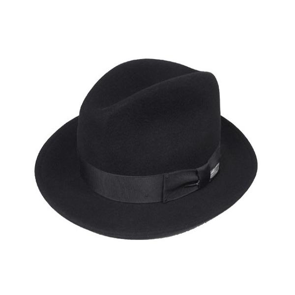 Bailey ベイリー 7034 Blixen ブリクセン Black フェルトハット 帽子 メンズ レディース