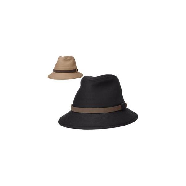 LACOSTE ラコステ 中折れハット L6100 ダークネイビー ベージュ メンズ レディース