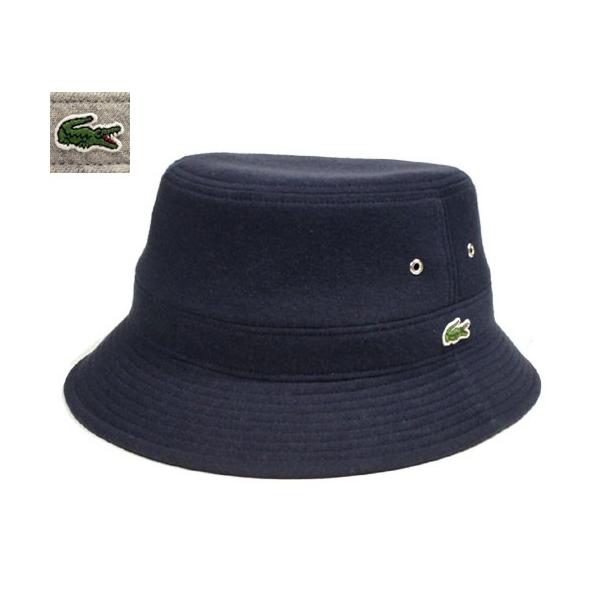 ラコステ LACOSTE サハリハット L3914 紺 グレー メンズ レディース