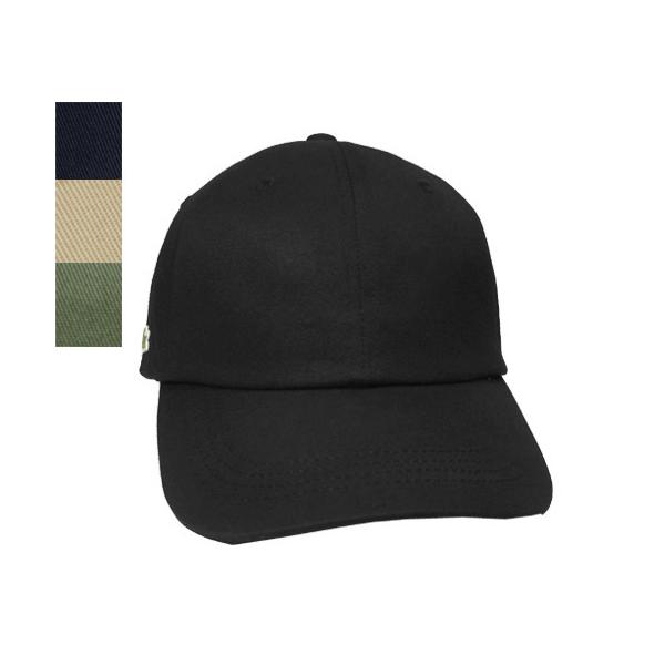 Lacoste 黒 ベースボールキャップ LACOSTE ラコステ キャップ 帽子 メンズ ゴルフ テニス ベース