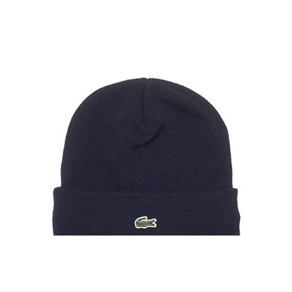 LACOSTE ラコステ ニット帽 L7109 紺 わに 紳士 婦人 メンズ レディース 男女兼用 あす楽 ユニセックス