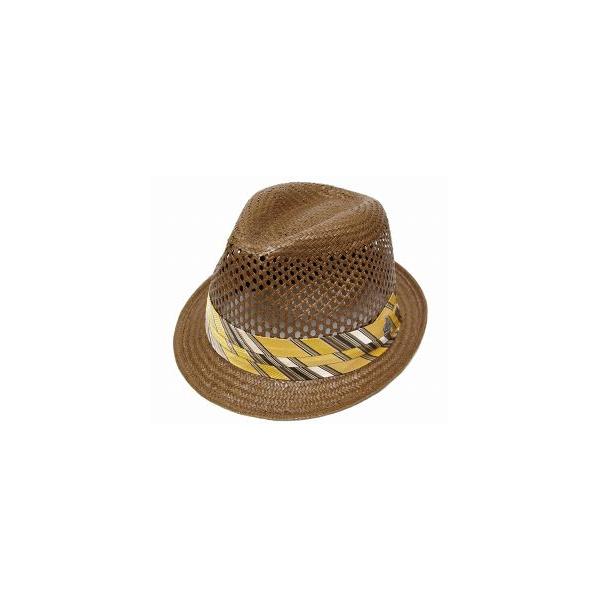 CHRISTYS CROWN クリスティーズクラウン 麦わら帽子 ストローハット 5TH AVE Brown CCS743