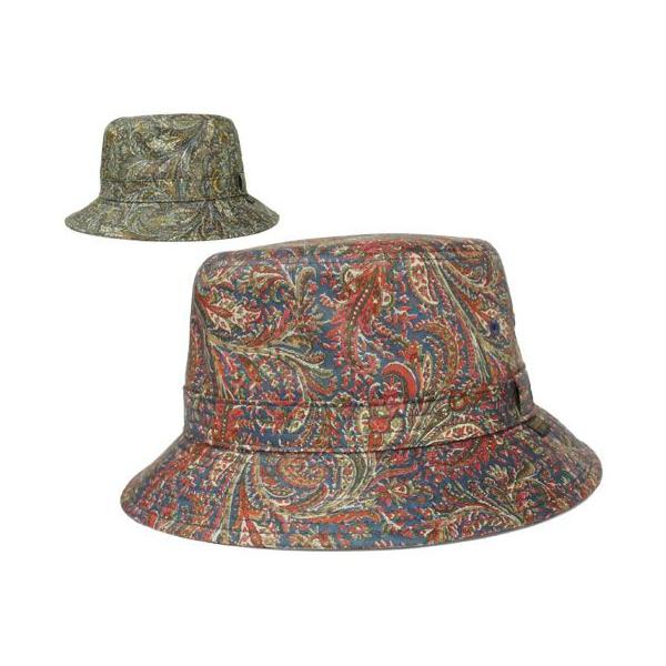 CHRISTYS LONDON クリスティーズロンドン 25065 Liberty Paisley SahariHat リバティ ペイズリー サハリハット ブラウン ネイビー メンズ レディース