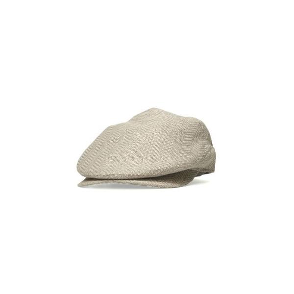 CHRISTYS LONDON クリスティーズ ロンドン 35023 ミニヘリンボン ハンチング ベージュ メンズ レディース