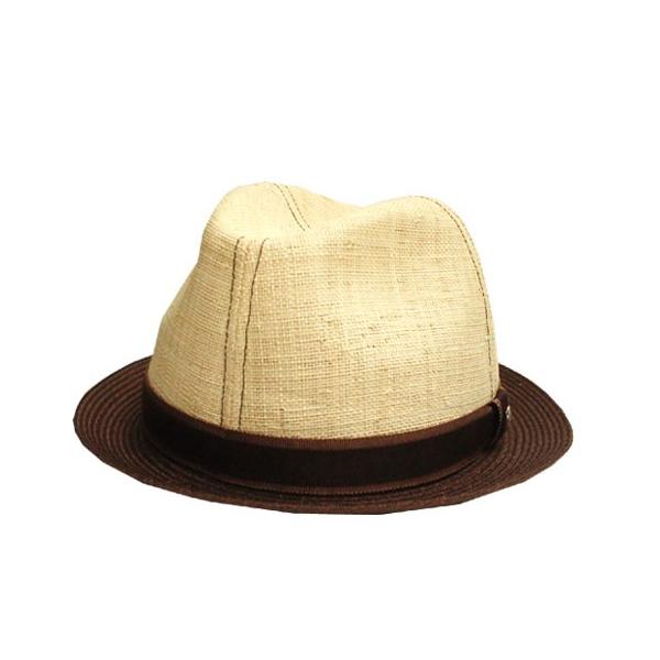 DAKS ダックス D1423ラフィアハット 茶 メンズ レディース