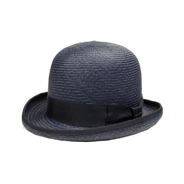 帽子　ボーラーハット　ステットソン　STETSON　パナマ　SH461　アメリカ　紺　
