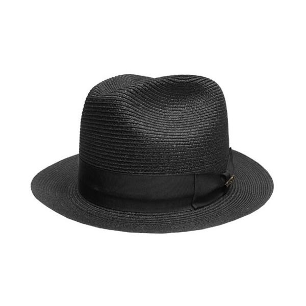 帽子 ステットソン STETSON SE032 ストローハット 黒 メンズ レディース