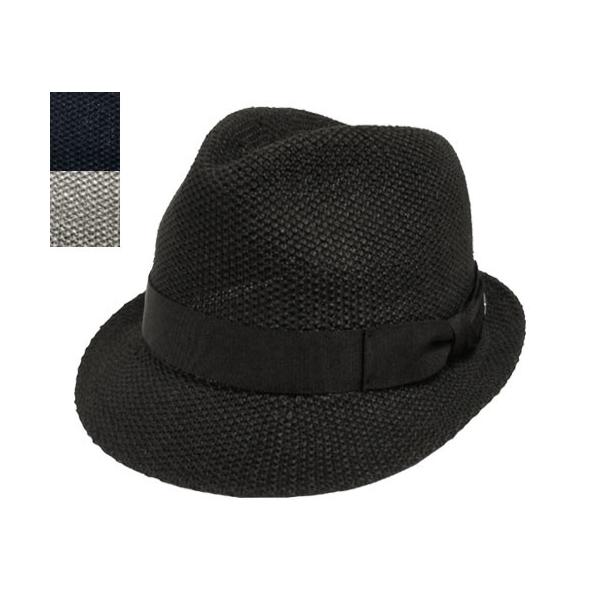 帽子 ステットソン STETSON SE196 マニッシュハット 黒 紺 グレー 中折れ メンズ レディース
