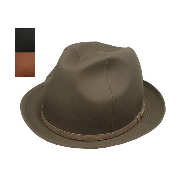 帽子 ステットソン STETSON SE187 ダッククロスハット カーキ 黒 茶 中折れ メンズ レディース