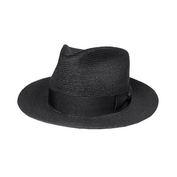 帽子 ステットソン STETSON ST167 LUCCA クロ ヘンプ 中折れ アメリカ製 ストローハット メンズ レディース