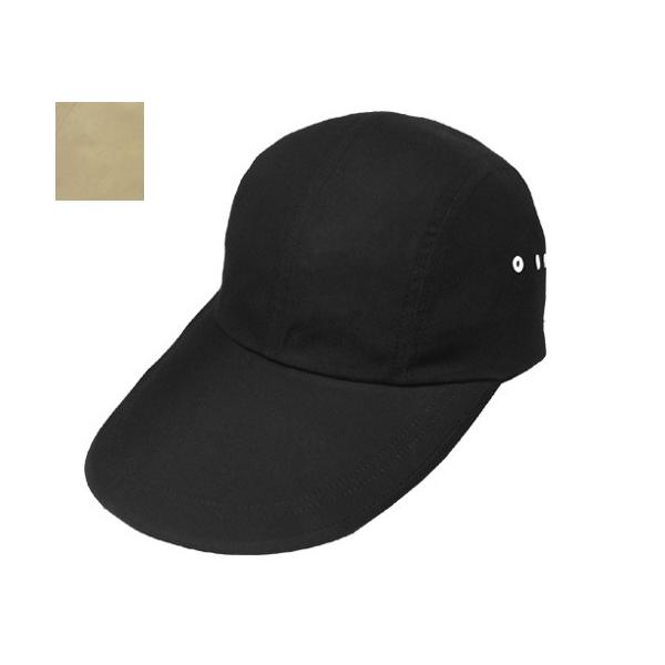 THE FACTORY MADE ザ ファクトリー メイド FM627 VENTILE LONG BILL CAP BLACK BEIGE キャップ メンズ レディース