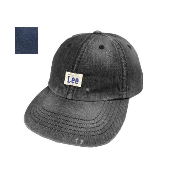 Lee リー LOW CAP DENIM VINTAGE 175176101 BLACK JELT DENIM デニム 岡山県 帽子 メンズ レディース