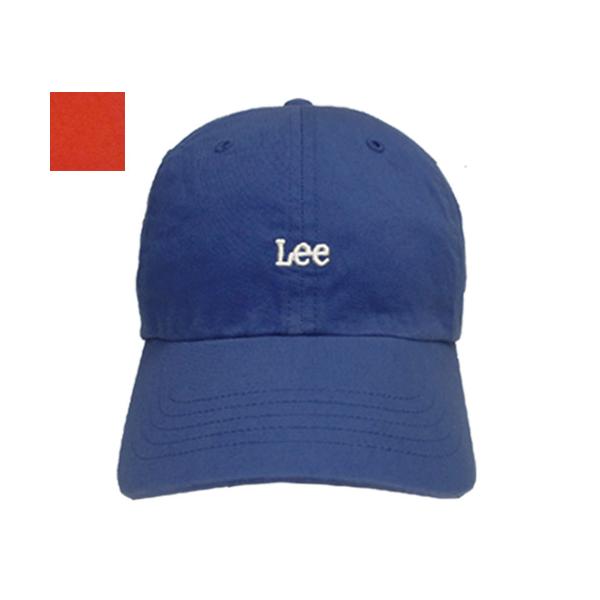 Lee リー LE COLOR LOW CAP COTTON TWILL 105176007 BLUE ORANGE ローキャップ メンズ レディース