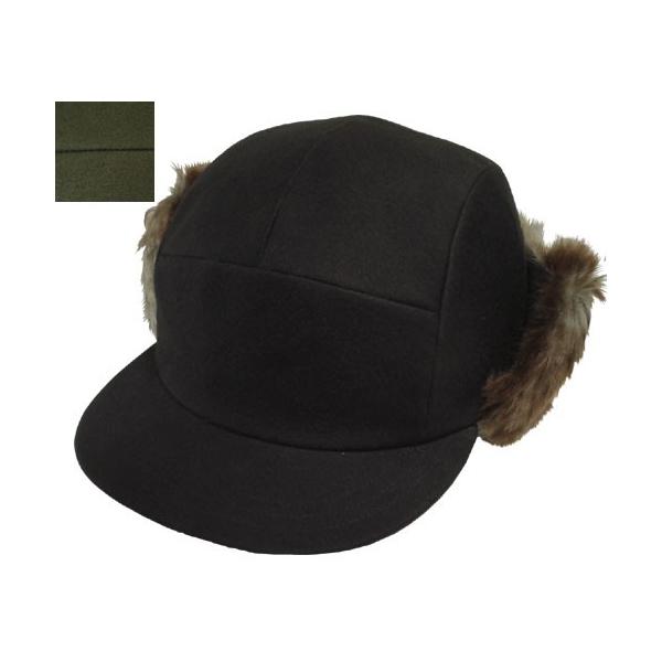 Racal ラカル RL17933 Fur JET CAP ファージェットキャップ BLACK DOLIVE ファー 帽子 メンズ レディース
