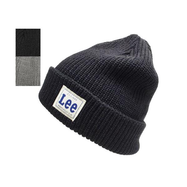 Lee リー LE  WATCH CAP ACRYLIC ワッチ キャップ 100-176316 アクリル NAVY BLACK GRAY ニット帽 メンズ レディース
