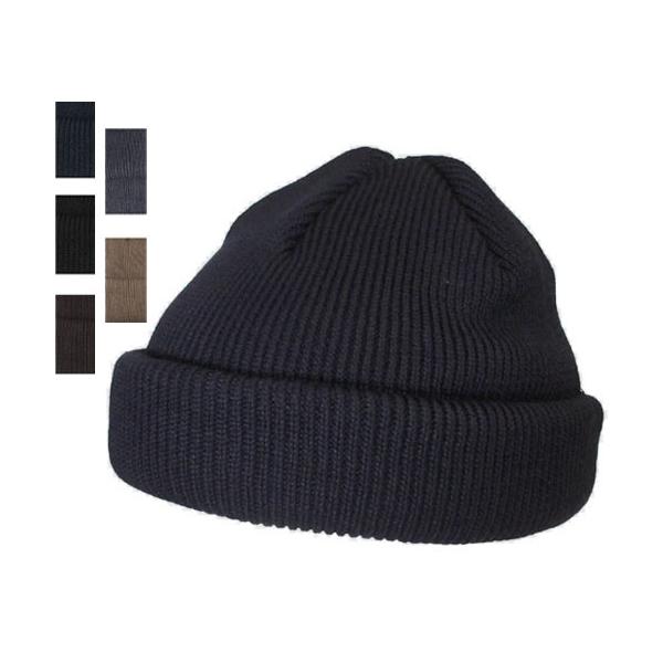 Racal ラカル RL-18-935 Roll Knit cap ロールキルトキャップ BLACK DBROWN NAVY CHACOAL BROWN(LT.BROWN) 帽子 ニット メンズ レディース