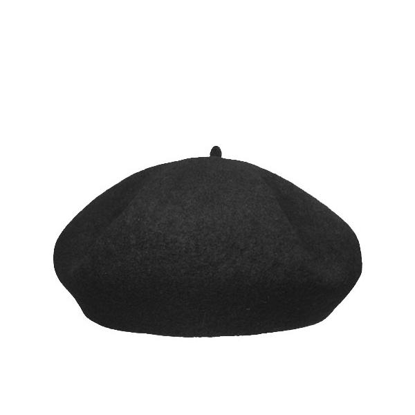 Racal ラカル RL-22-1255 Wool beret ウールベレー BLACK メンズ レディース 男女兼用