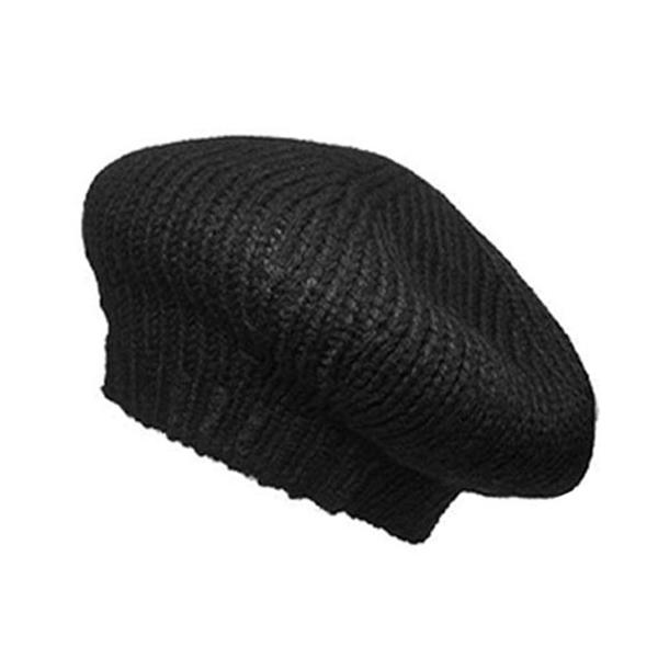 Racal ラカル RL-23-1315 Lowgauge Thermo Beret ベレー帽 BLACK ニット メンズ レディース 男女兼用