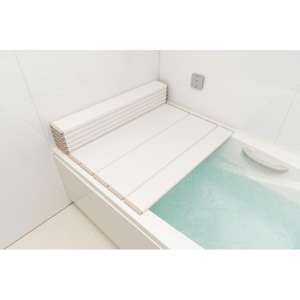 東プレ 折りたたみ式 風呂ふた ラクネス S12 アイボリー 65×120ｃｍ用 コンパクト収納 折りたたみ 省スペース東プレ 折りたたみ式 風呂ふた ラクネス S12 アイボリー●開けやすい！キャップに指が掛かります！●コンパクトにたため...