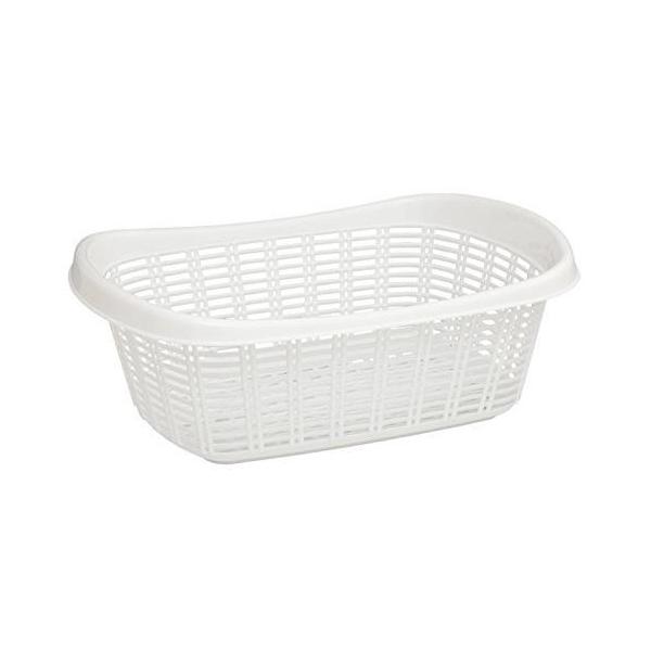 脱衣かごホワイト●洗面所にピッタリの脱衣かご再配しっかりした厚みのある素材なのに、お手入れがラクなポリプロピレン製でお手入れラクラク軽いので洗濯を干すときにも便利で大活躍シンプルなデザインなので、インテリアにも馴染みます。カラーホワイトサイ...