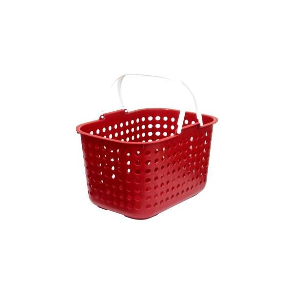 ●洗濯かごやおもちゃの片付け、衣類の収納にドットバスケット浅型●丈夫なハンドル付き●ドットメッシュ仕様のかわいいデザインカラー レッドJANコード 4907556209238サイズ (約)幅44×奥行31.5×高さ26.5cm本体重量 (約...