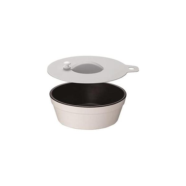 ●食材をセットして蓋をして電子レンジで簡単に調理出来ます。●調理したらそのまま食卓へ出せるので、洗い物の軽減にも●密封性の高いシリコン蓋で保存。そのまま電子レンジで温め直しができます。JANコード4971360342788 サイズ蓋をした場...