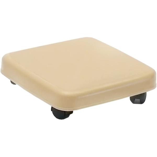 他サイト： サンコープラスチック キャスター付き台車 ラクゴロ S ベージュ 4973230403841の商品画像