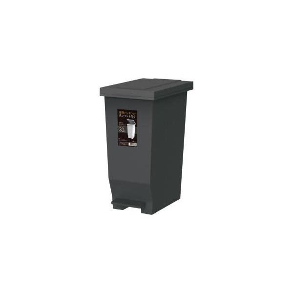 他サイト： アスベル ASVELエバン 密閉 ペダルペール 3０L  ブラック 防臭 密閉ゴミ箱 生ごみやおむつなどに最適 パッキン付き リビング プッシュ ごみ箱 新生活の商品画像
