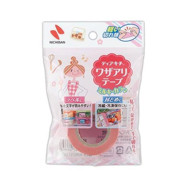ワザアリテープ ミルキーカラー 詰替PN ●手で切れて、キレイに剥がせる。●上から油性ペンで文字も書けます。●テープは貼ったまま冷蔵庫（４℃）や冷凍庫（?１８℃）内でも使用可能。●テープ厚：０．１５ｍｍ●材質：基材＝ポリエチレンクロス，粘着...