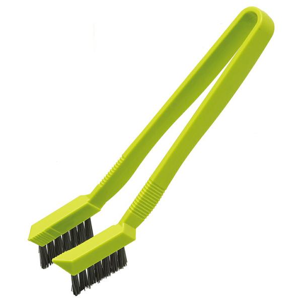 ２ＷＡＹトングブラシ お風呂用 ●ハードブラシで目地や隅のお掃除に便利です●ブラシの背面が挟めるようになっているので排水口の髪の毛取りに便利です カラーグリーンJAN4995021120645本体サイズ（約）21.5×4.5×5.5cm材質...