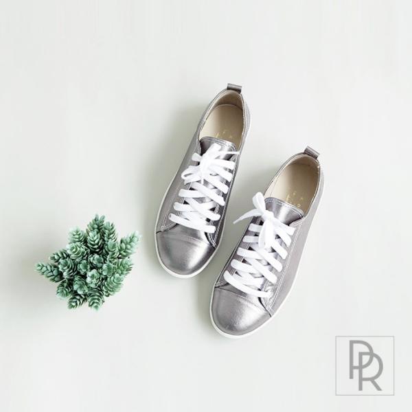 レースアップシューズ レディース ホワイト 白 シルバー レディース レザースニーカー スニーカー スリッポン Buyee Servicio De Proxy Japones Buyee Compra En Japon