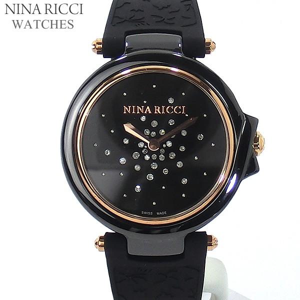 ニナリッチ Nina Ricci 腕時計 レディース N ブラック ローズゴールド セラミック ラバーベルト スイス製 Vcs3872 F09 プレマ インポートマーケット 通販 Yahoo ショッピング