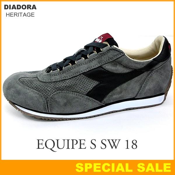 DIADORA HERITAGE ディアドラ ヘリテージ スニーカー 173900 EQUIPE S SW 18 スエードレザー C0103 Castle Rock/ Black グレー メンズ :VCS4604-3:プレマ インポートマーケット - 通販 - Yahoo!ショッピング
