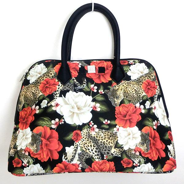 SAVE MY BAG セーブマイバッグ ボストンバッグ ハンドバッグ 10540N SAUVAGE 花柄/豹 PRINCESS MAXI LYCRA  STAMPATA 199770