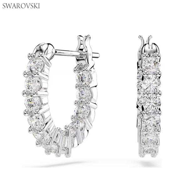 ★SWAROVSKI★スワロフスキー　フープピアス SWAROVSKIスワロフスキー Further フープピアス 追跡送料関税込