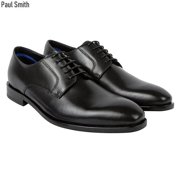 ポールスミス メンズ レザー シューズ Paul Smith サイズ( UK9/28cm ) RUFUS M2S RUF01 JLEA 79 ブラック  革靴 紳士靴 ビジネス ドレスシューズ