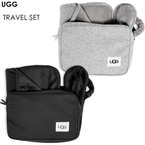 UGG  黒　ポーチ&アイマスク&ブランケット 楽天市場】送料無料 UGG アグ ダッフィールド トラベル セット