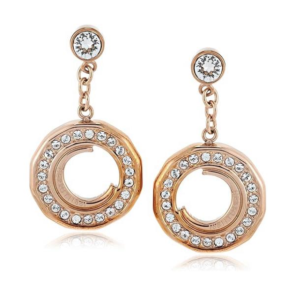 CERRUTI 1881 チェルッティ ピアス ステンレス SWAROVSKI  