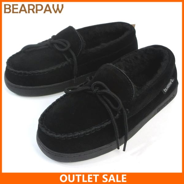 BEARPAW（ベアパウ） ローファー モカシン ムートン ボア シューズ