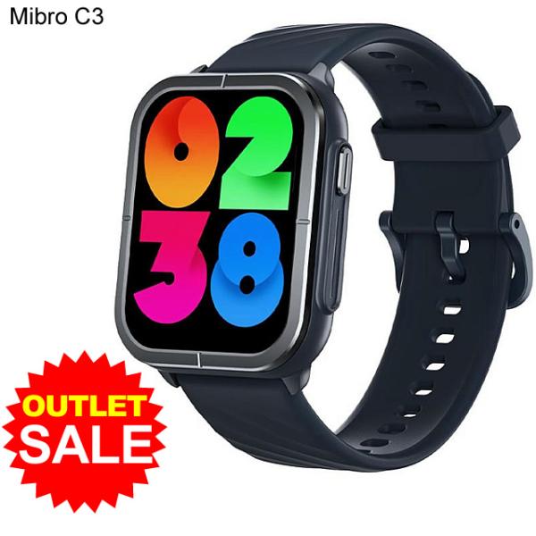 【廃盤モデル最終セール】ミブロ C3 スマートウォッチ Mibro C3 正規品 エントリーモデル 腕時計  ネコポス発送無料