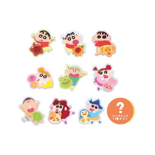 クレヨンしんちゃん シークレットぷくぷくステッカー KS-5549248 / 全10種 ランダム どれか1つ