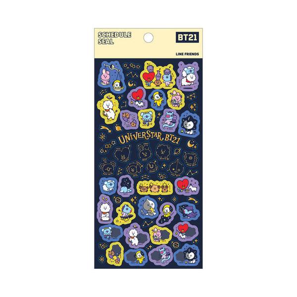 Bt21 スケジュールシール ユニバースター ぷりきゅー 通販 Yahoo ショッピング